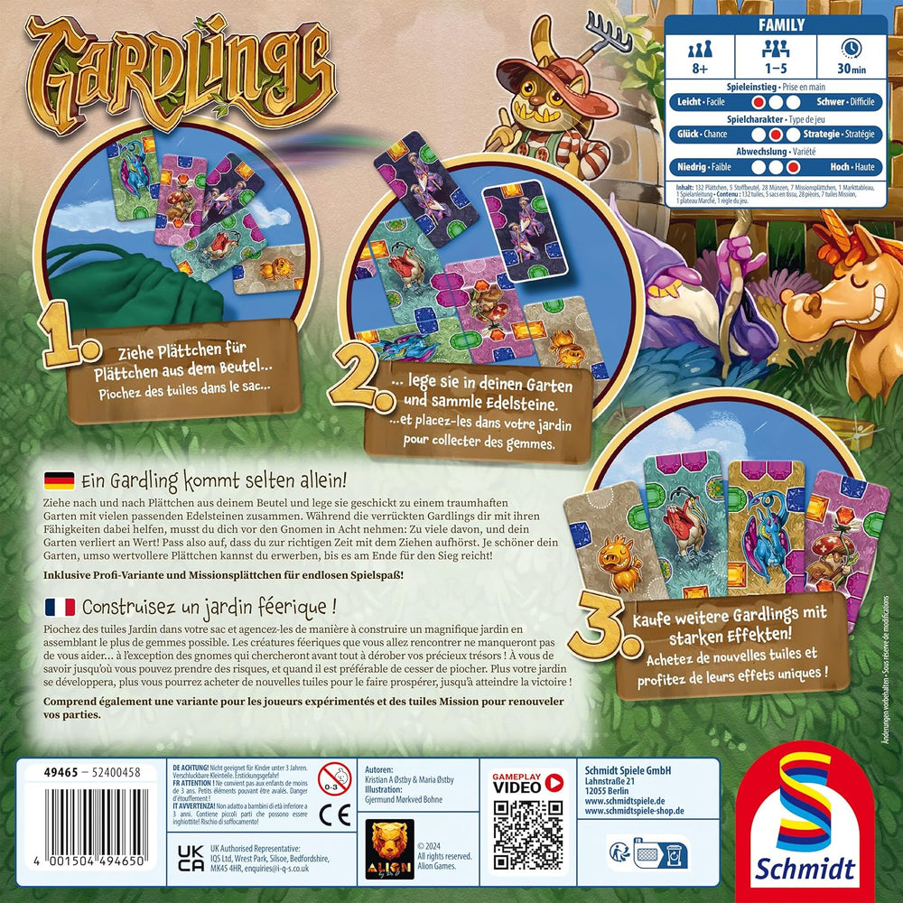 Schmidt Spiele 49465 Gardlings, Taschenbauspiel