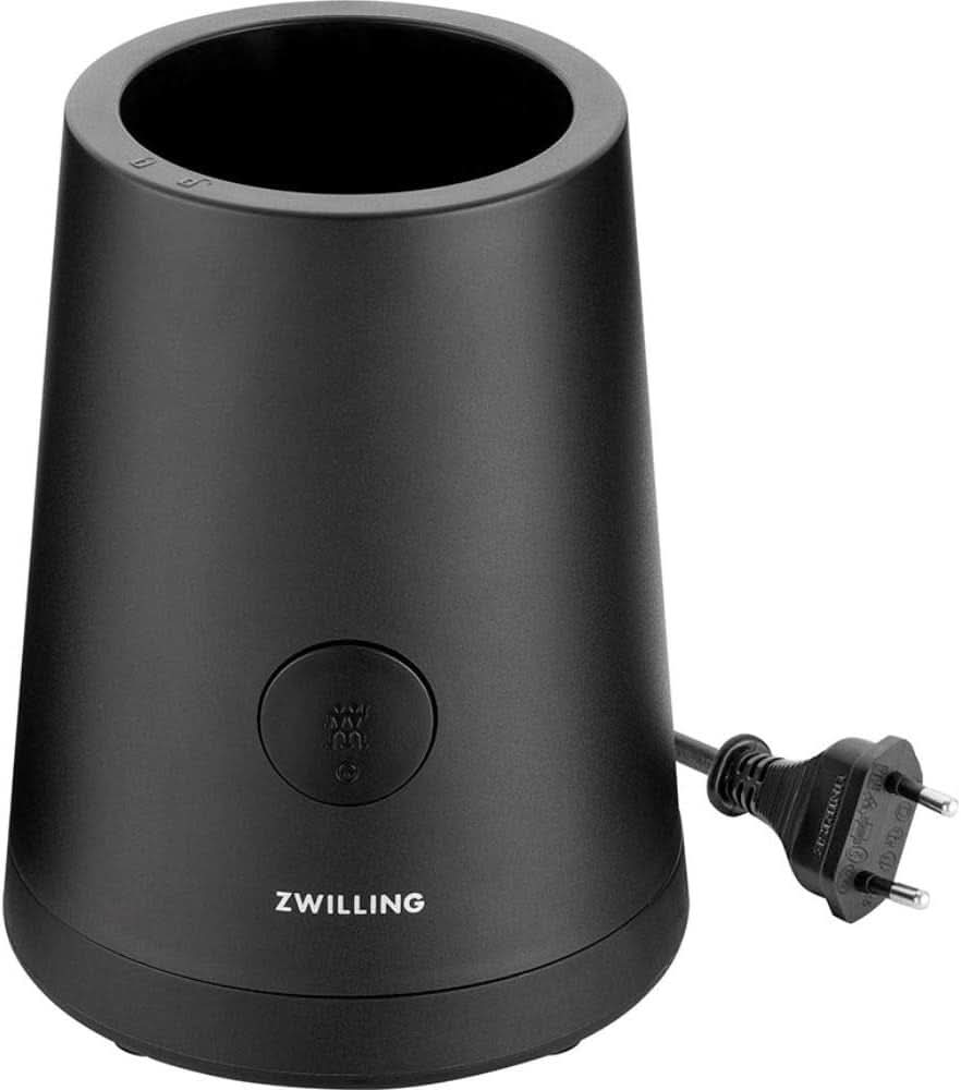 ZWILLING Standmixer, Smoothie Maker, inkl. Trinkflasche mit Verschluss, 600 ml, 300 Watt, Edelstahl/Kunststoff, Schwarz Kitchen Naty Shop