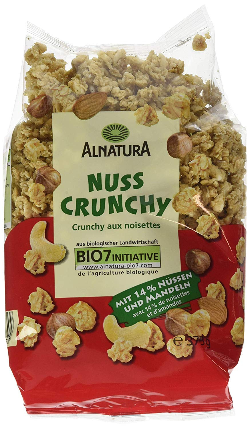 Nüsse knusprig, 375 g Müsli Naty Shop Standardtitel