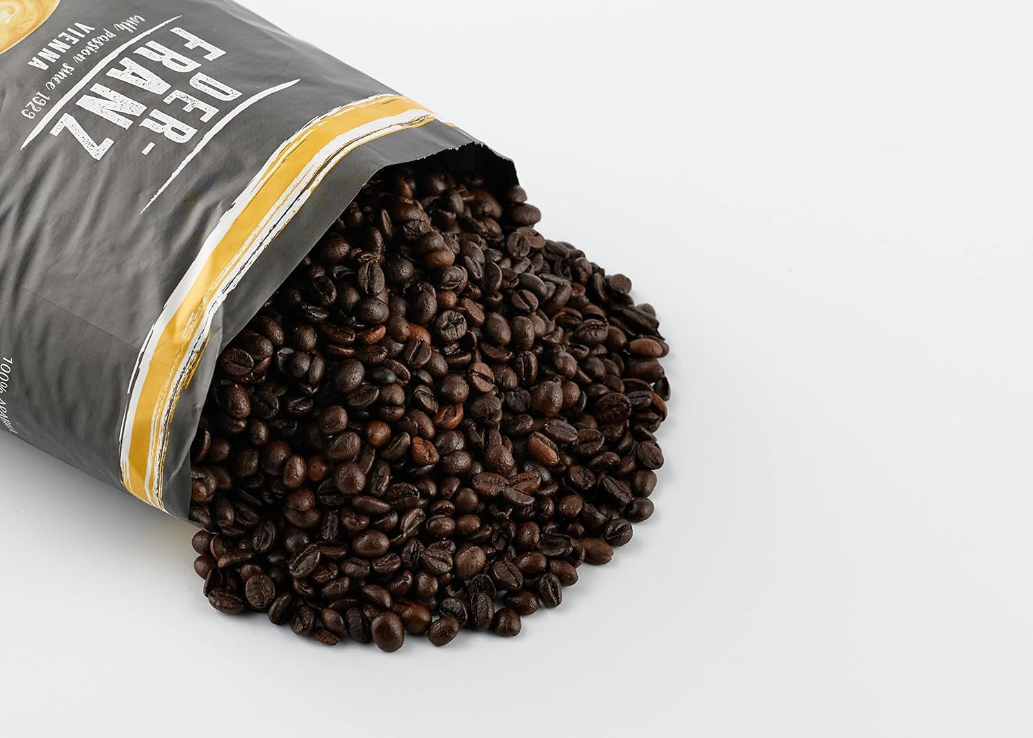 DER-FRANZ Kaffee Crema, Intensität 4/5, 100% Arabica, ganze Kaffeebohnen, 1000g