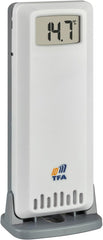 TFA Dostmann TFA-ID ID-A5 Poolsender TFA-ID ID-A5 Pool, 30.3907.02, kompatibel mit TFA.me-System, WLAN-kompatibel, zur Online-Überwachung von Pools, Teichen, Eisbädern, Fernbedienung, Wassertemperaturmessung, 868 MHz, weiß
