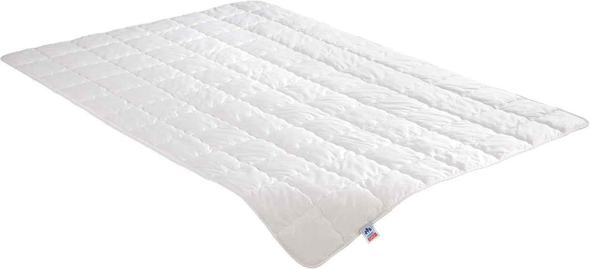 Irisette Quilt Wash-Seide – Made in Germany – Steppdecke aus 60 % Wildseide, 40 % Baumwolle, inkl. Aufbewahrungstasche, 135 x 200 cm, Öko-Tex-Zertifikat. Steppdecken und Steppdecken Naty Shop 135 x 200 cm
