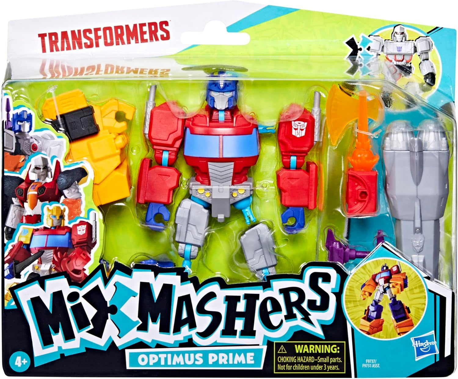 Transformers Mixmashers Optimus Prime Anpassbare Deluxe-Actionfiguren und Zubehör Actionfiguren Naty Shop