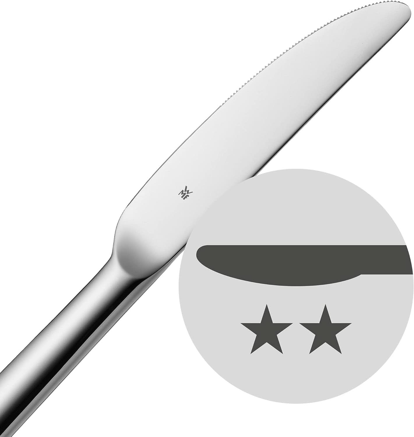 WMF Philadelphia Besteckset für 12 Personen, 60-teilig, Monobloc-Messer, Edelstahl Cromargan Kitchen Naty Shop