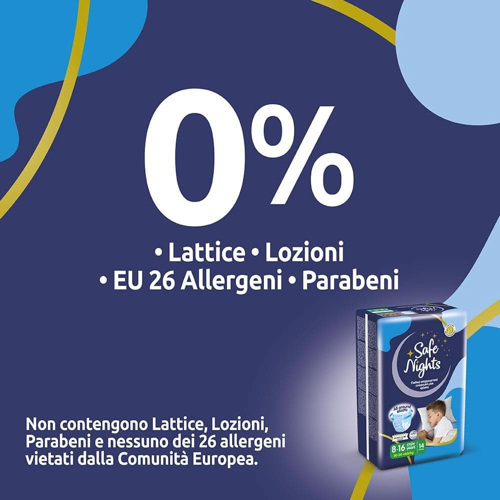 Safe Nights Boy, Windeln für die Nacht, verschiedene Größen Mutter und Kind Naty Shop