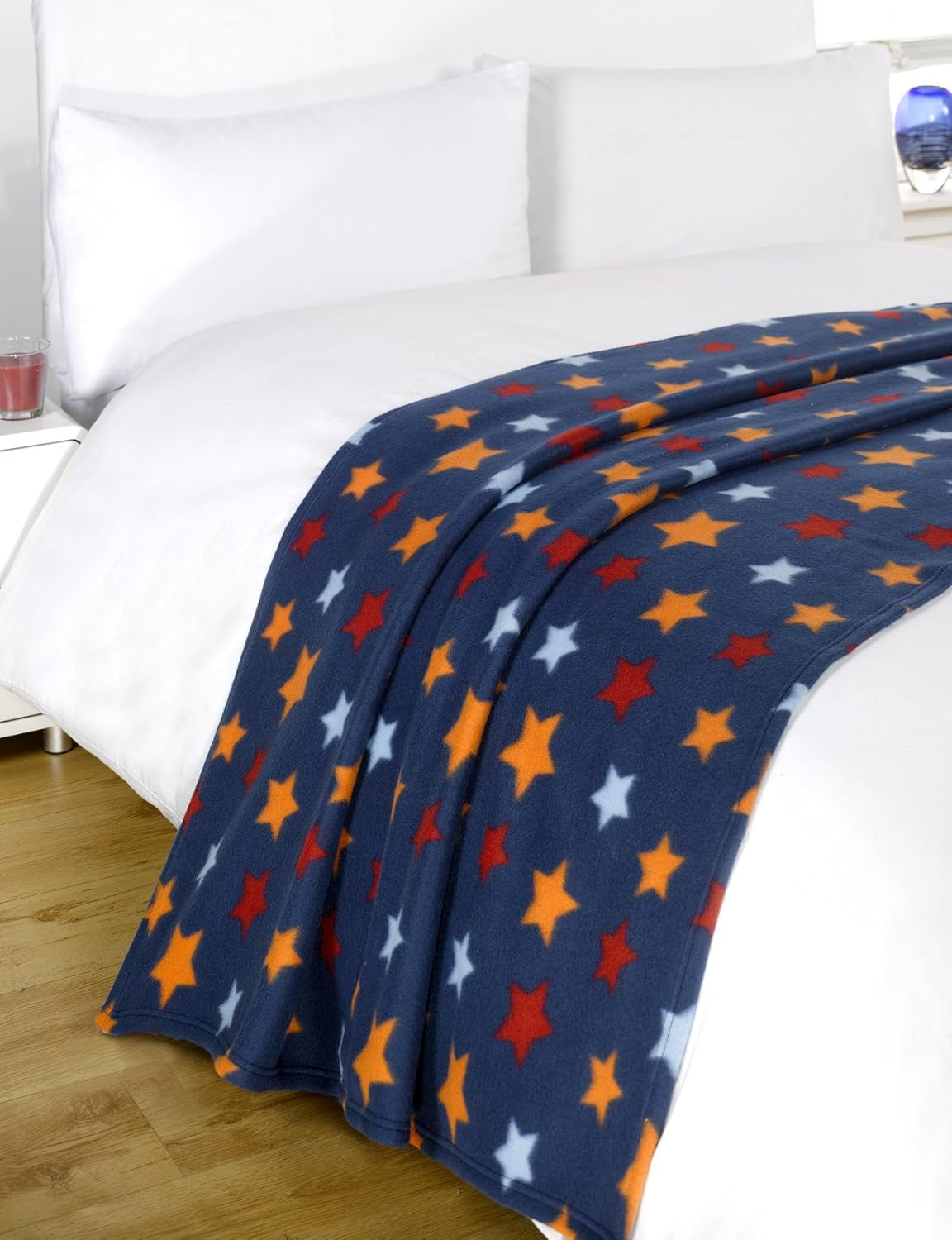 DREAMSCENE gemütliche Decke flauschige Decke Fleecedecke - Wohnzimmerdecke warm winterweich, Sofadecke, Sofadecke, Kuscheldecke Kinder, Wohnzimmer & Kuscheldecken 120X150Cm, Sofaüberwurfdecke graue Sterne Betten und Decken Besuchen Sie den DREAMSCENE-Store Mehrfarbig 120X150 cm