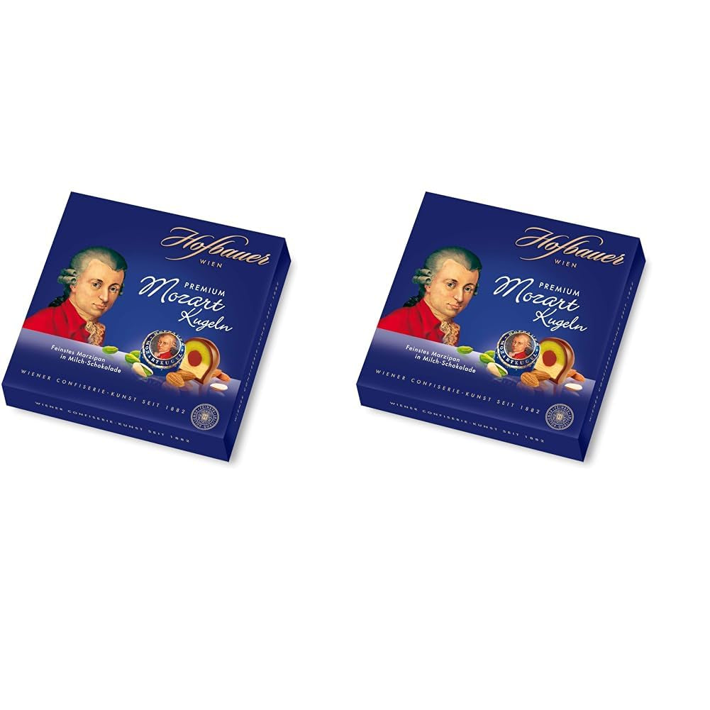 Hofbauer Wien, Mozartkugeln 200 g, Milchschokolade