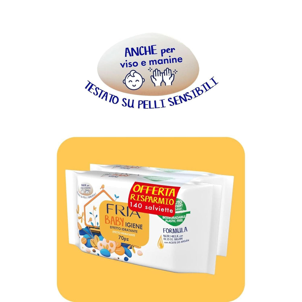 Feuchttücher, 2er-Pack (2 x 72 Tücher) Baby-Feuchttücher Naty Shop