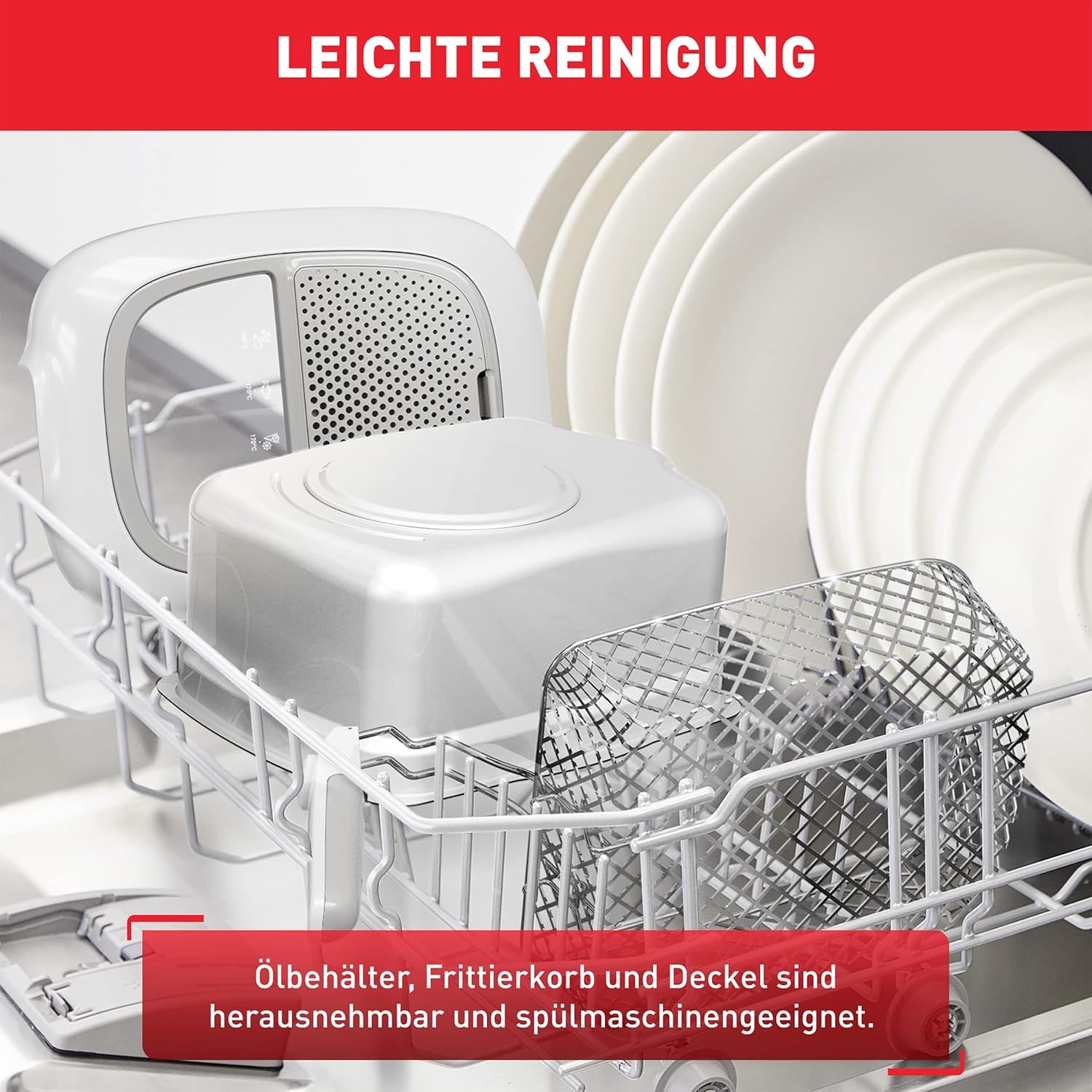 Tefal Super Uno Access Fritteuse, Fassungsvermögen 2,2 l, spülmaschinenfeste Teile, Geruchsfilter. Haushaltsgeräte Naty Shop
