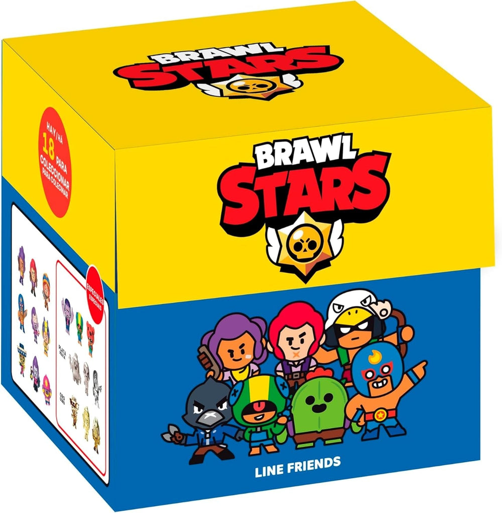 Bizak Brawl Stars 64112017-1 Figur, 1 Stück, 4 cm große Figur in Überraschungsbox, Multiplayer-Kampfspiel, Alter 3+, Actionfiguren, Naty Shop, Standardtitel