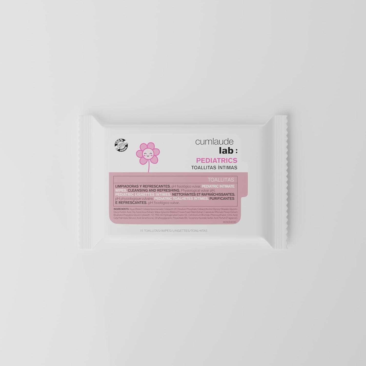 Intim-Labortücher für Kinder, 15 Stück, reinigend und erfrischend, physiologischer pH-Wert