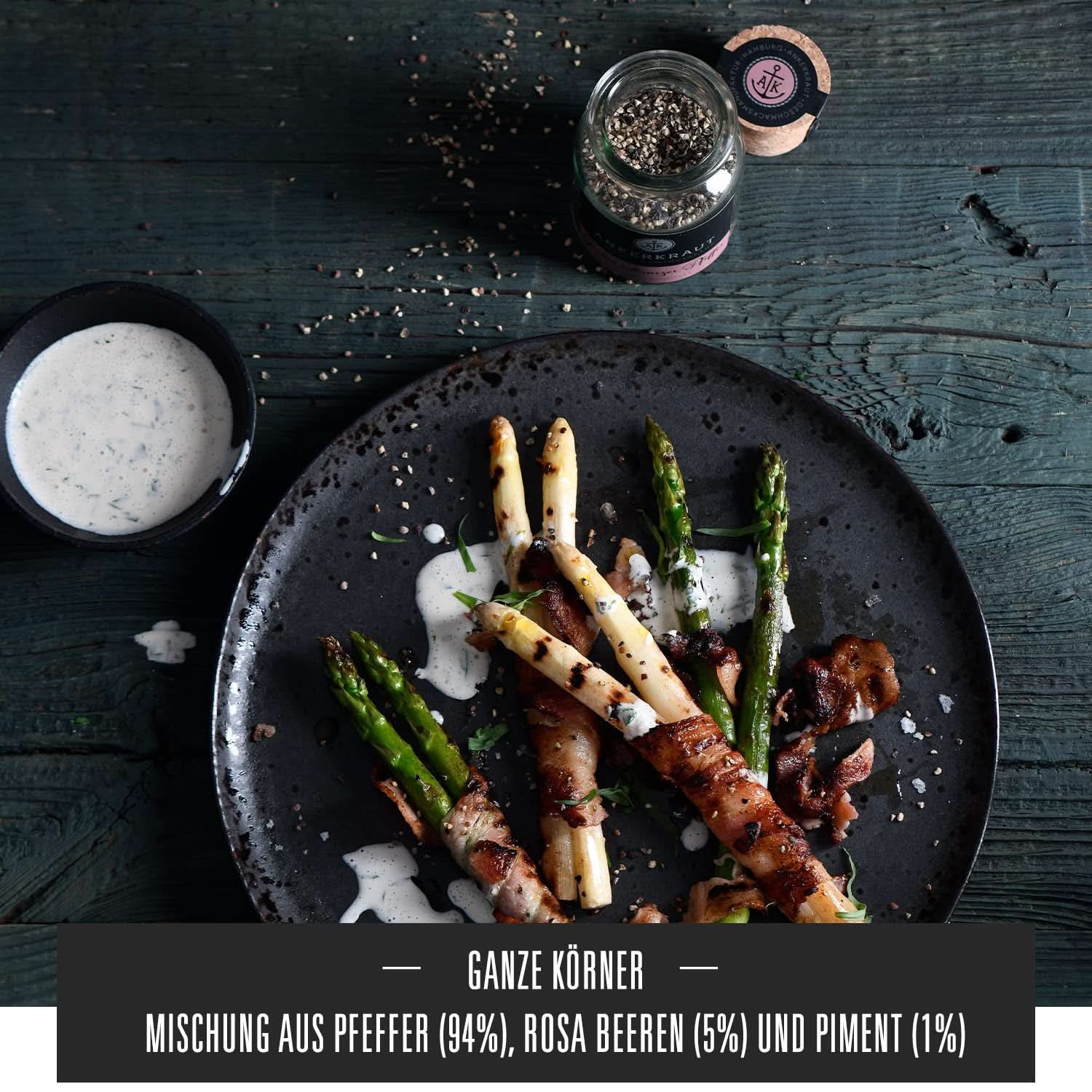Ankerkraut Symphonie, Pfeffermischung zum Würzen mit Aroma und Geschmack, 140 Gramm Gewürze Naty Shop