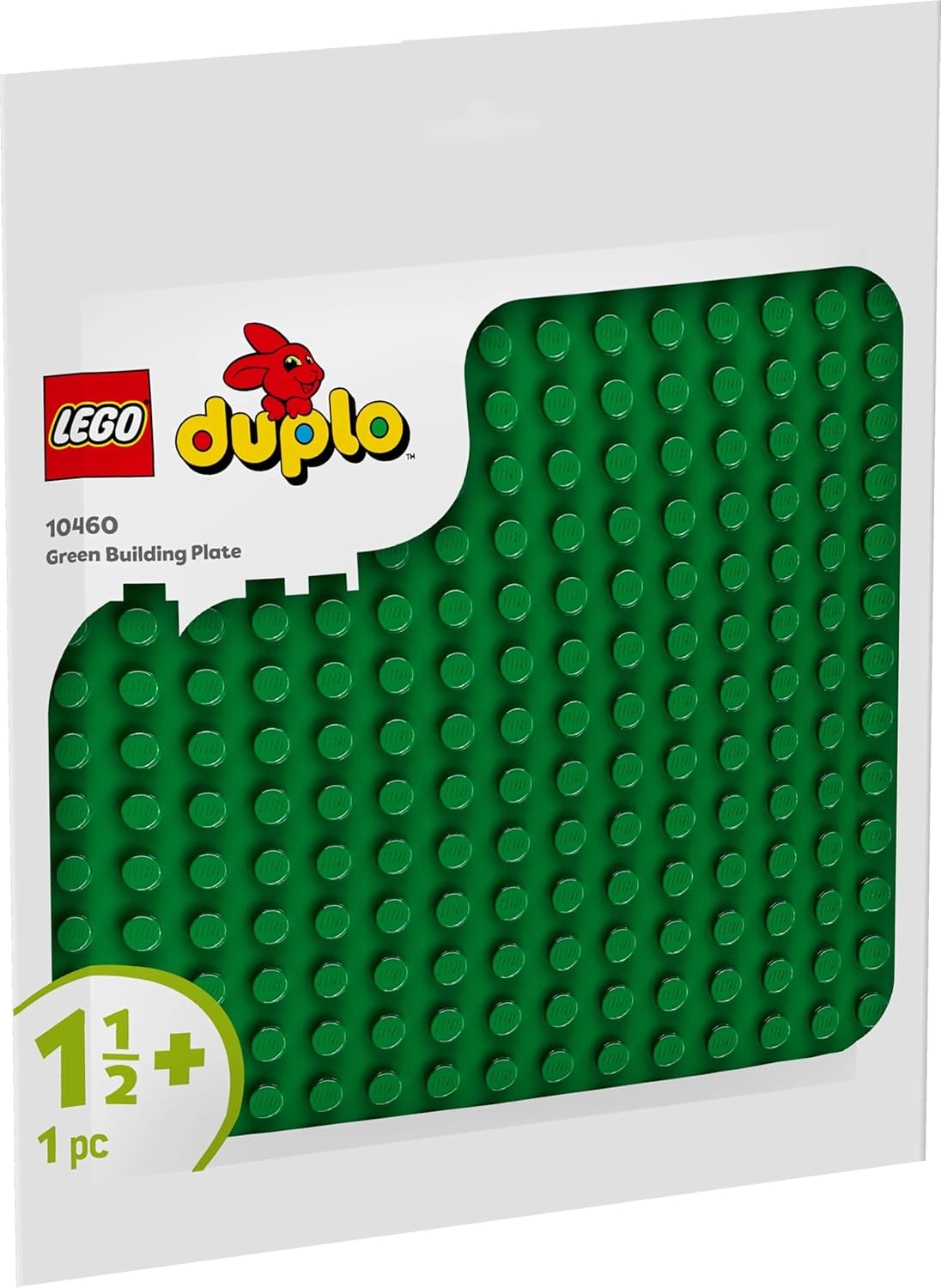 LEGO DUPLO Bauplatte in Grün, Bauspielzeug für Kleinkinder ab 18 Monaten, Zum Ausstellen von Modellen, Ermöglicht Vorschulkindern kreatives Bauen und fantasievolles Spielen, Lernspielzeug 10460 Bausets Besuchen Sie den LEGO-Store