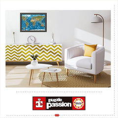 Educa - Puzzle 1000 Teile für Erwachsene | Weltwunder, 1000-teiliges Puzzle für Erwachsene und Kinder, Touristenattraktionen, Weltkarte. Puzzle für Erwachsene ab 14 Jahren (19022) Puzzle Naty Shop