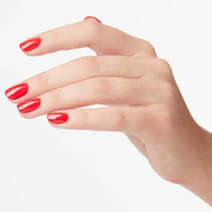 Oja OPI Nail Lacquer în nuanțe de roșu și portocaliu – Oja cu uscare rapidă, rezistentă la ciobire și de lungă durată – durează până la 7 zile – cu pensulă ProWide extra-lată