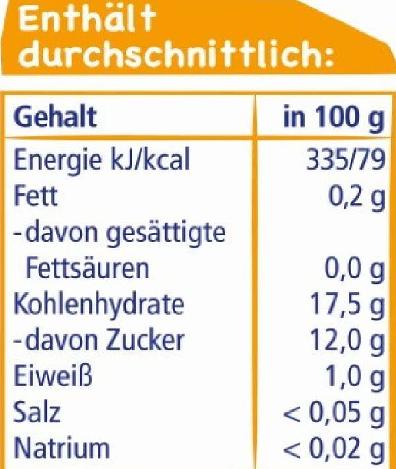 Hipp Quetschbeutel, 100 % Bio-Früchte ohne Zuckerzusatz, 6 x 120 Gramm Mutter und Kind Naty Shop