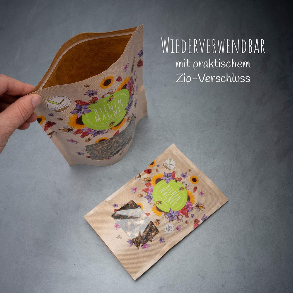 100 g Wildblumensamen für eine farbenfrohe Bienenweide – lebendige und nektarreiche Wildblumensamenmischung für Bienen und Schmetterlinge (inklusive KOSTENLOSEM eBook)