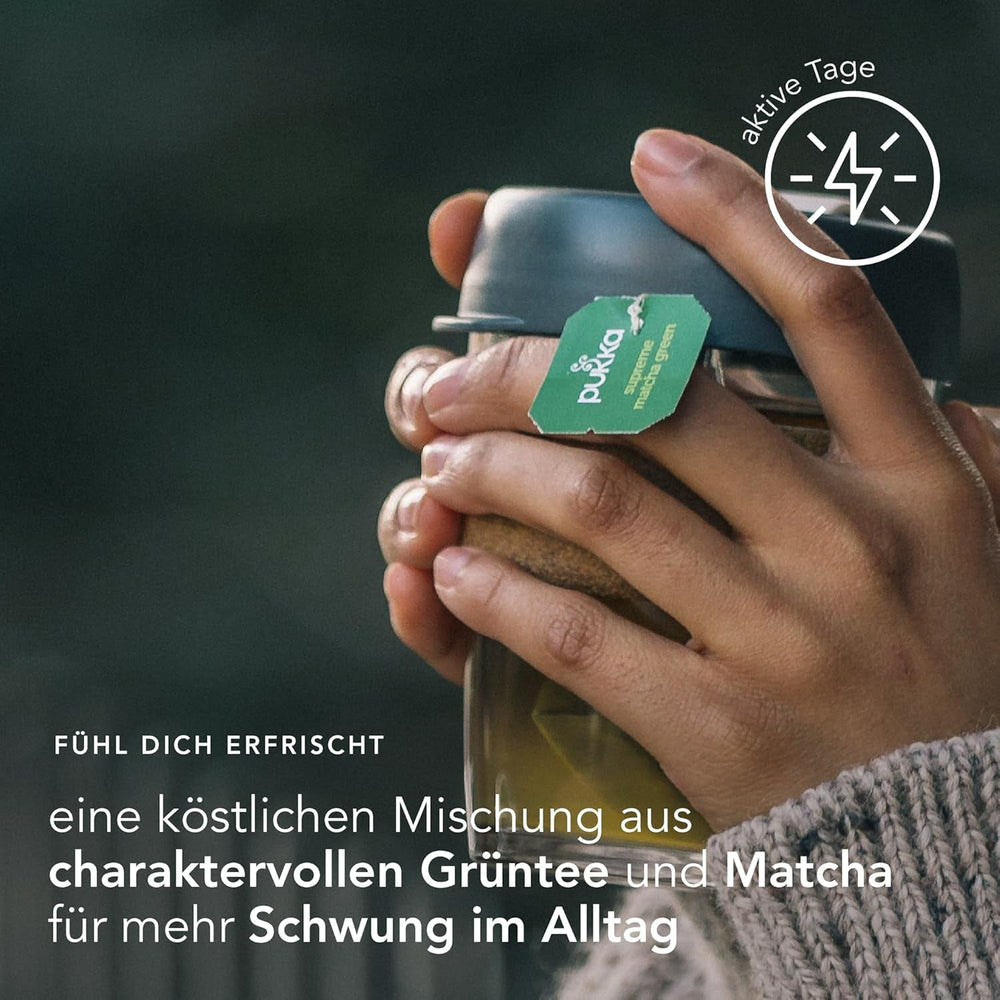 Pukka Matcha Green, pliculețe de ceai: ceai verde energizant cu matcha