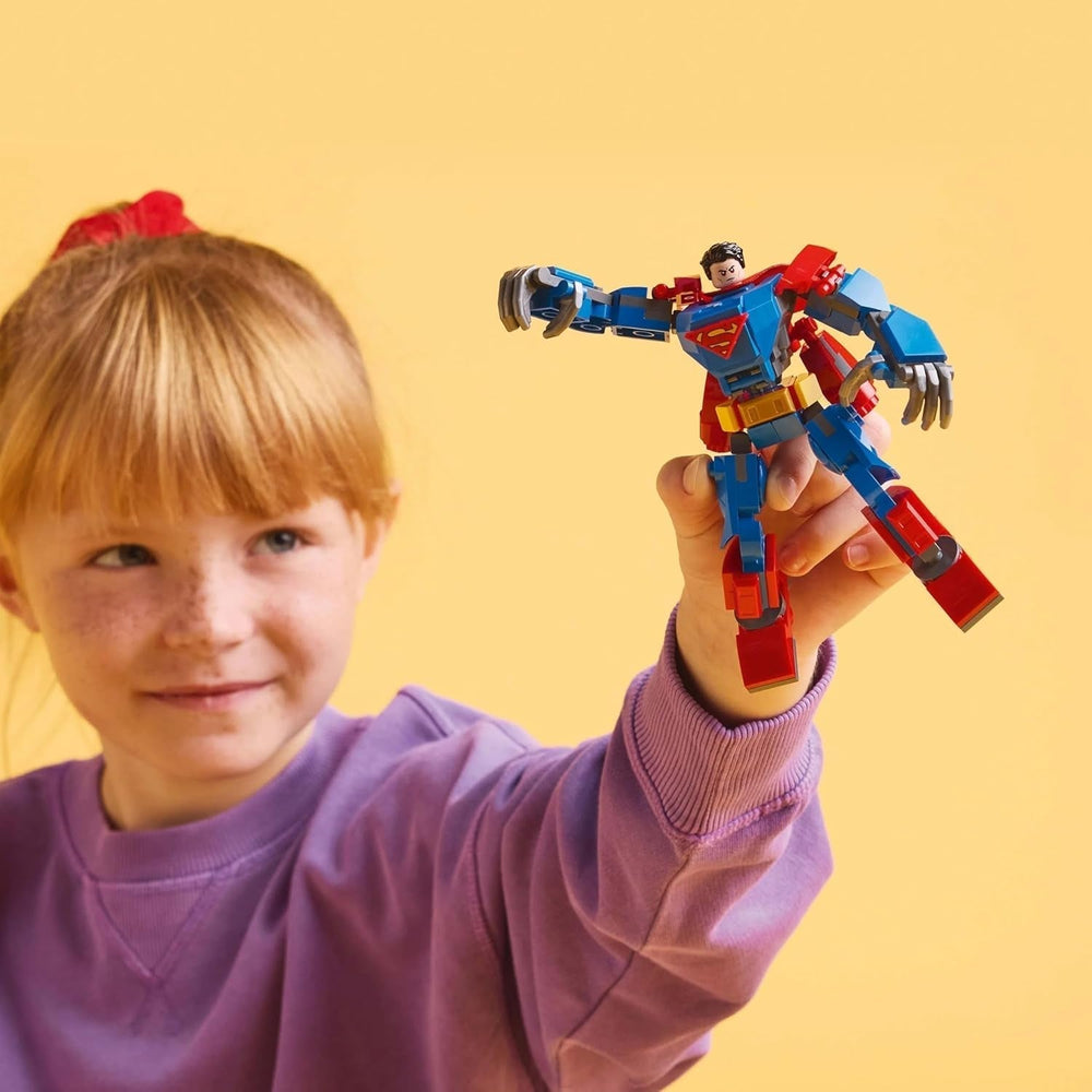 LEGO DC Superman Mech Vs. Lex Luthor – Superhelden-Spielzeug mit 2 Minifiguren – baubare Actionfigur mit beweglichen Armen, Beinen und Fingern – Geschenk für Jungen und Mädchen ab 6 Jahren. 76302 Bausets. Besuchen Sie den LEGO-Store