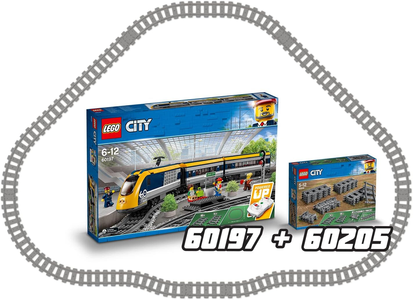 LEGO 60205 City Tracks, 20 piese, set de expansiune pentru copii, băieți și fete, set de jucării Seturi de constructie Besuche den LEGO-Store