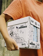 Lazy Heroes Hafer Vegetarisches Hafergetränk, glutenfrei, mit Vitamin D