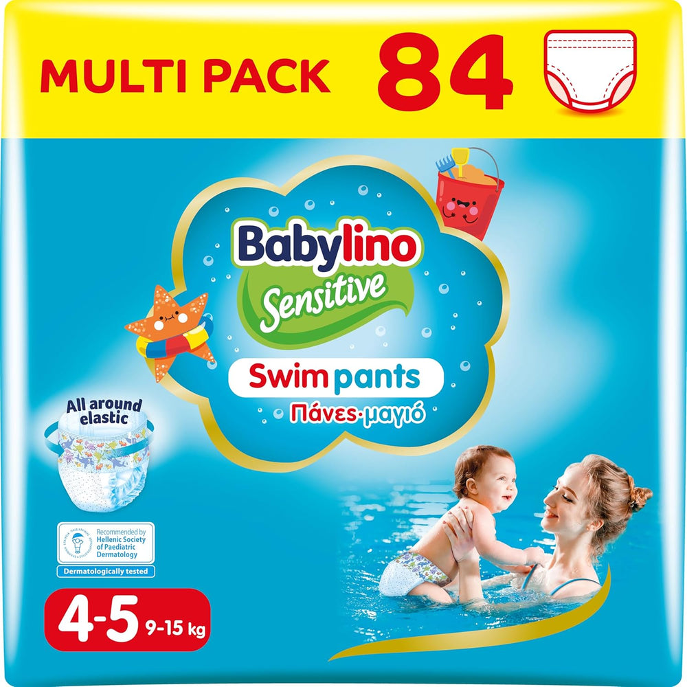 Windeln Sensitive Badehosen, für Meer und Pool, Größe 5-6 (über 14 kg), 84 Stück