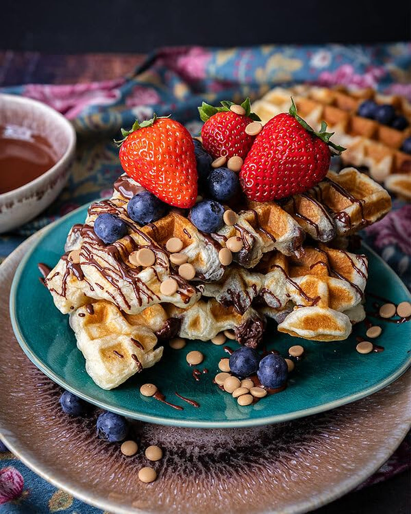 RUF Waffel-Mix, Großpackung, Grundmischung Zur Herstellung Von Waffeln Im Waffeleisen, Für Großküchen, Kantinen, Hotels Und Restaurants, 1 X 2500G Mix zum Backen und Kochen Naty Shop