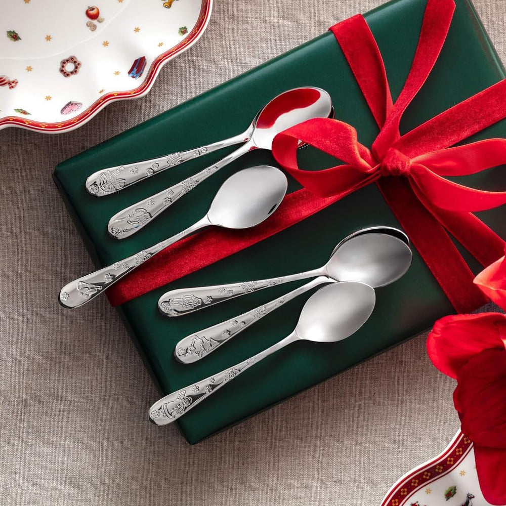 Villeroy & Boch - Toy'S Delight Kaffeelöffel-Set 6-teilig Silver Platinum, spülmaschinenfest Kitchen Naty Shop