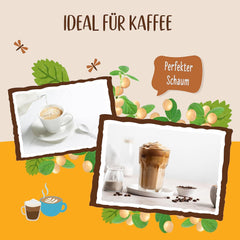 Allos Sojadrink Barista Schaum für veganen Kaffee, laktosefrei