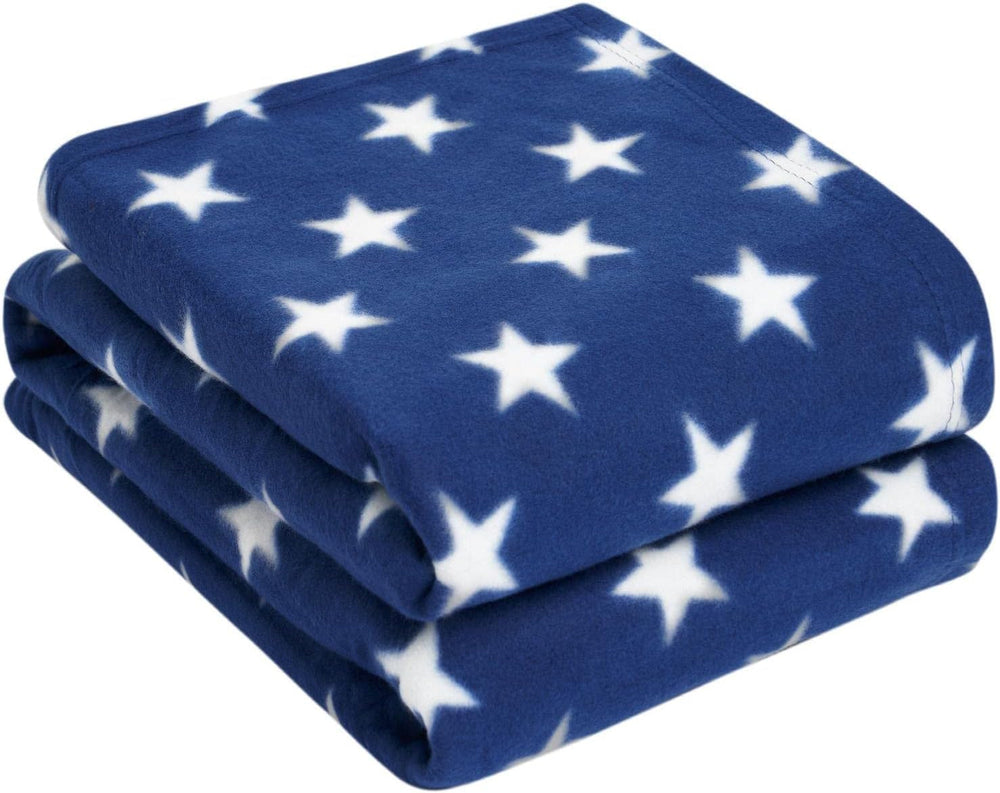 DREAMSCENE gemütliche Decke flauschige Decke Fleecedecke - Wohnzimmerdecke warm winterweich, Sofadecke, Sofadecke, Kuscheldecke Kinder, Wohnzimmer & Kuscheldecken 120X150Cm, Sofaüberwurfdecke graue Sterne Betten und Decken Besuche den DREAMSCENE-Store Blau 150X200 cm