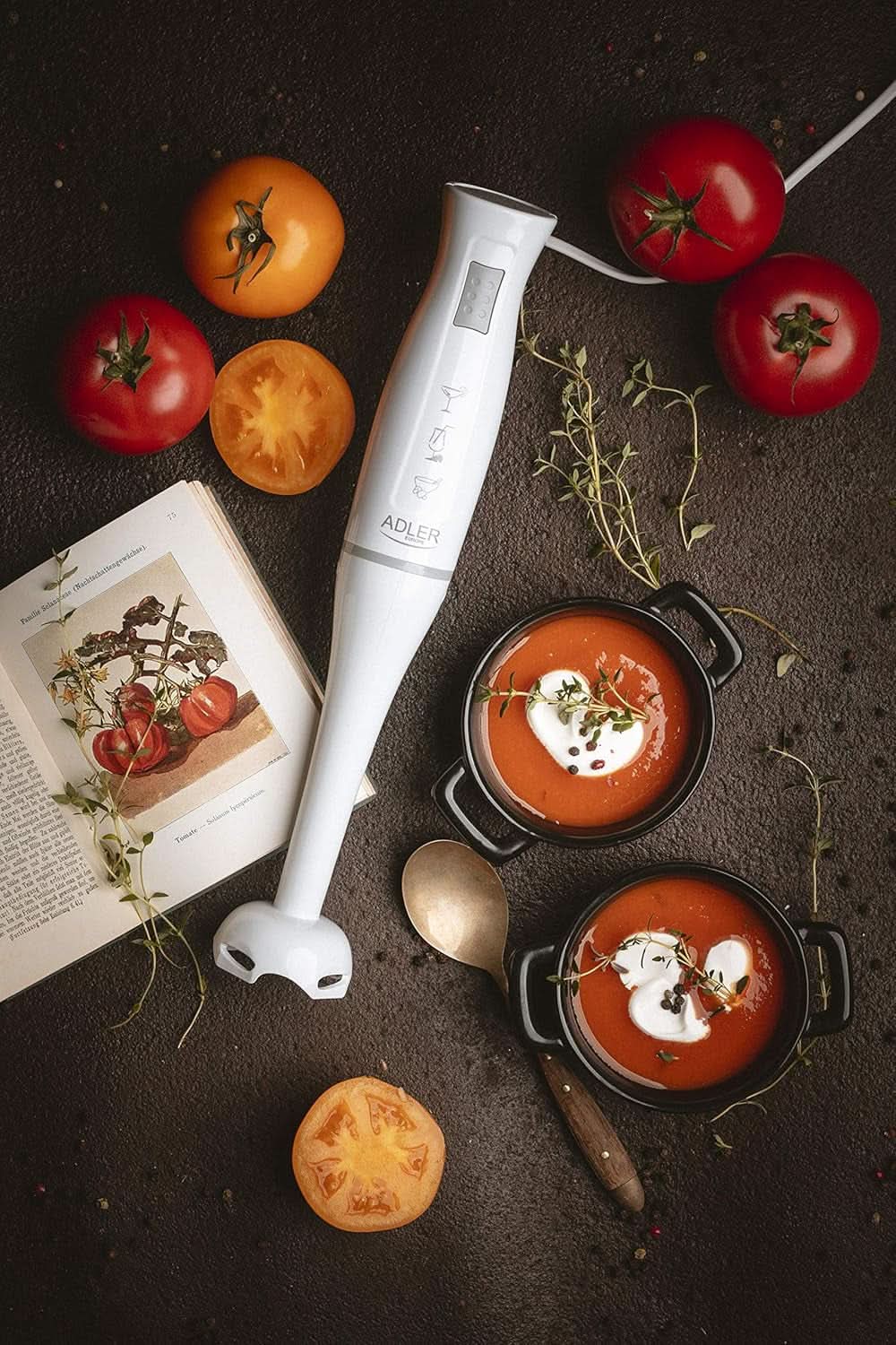 Adler AD4622 Mixer, Kunststoff, weiß Kitchen Naty Shop