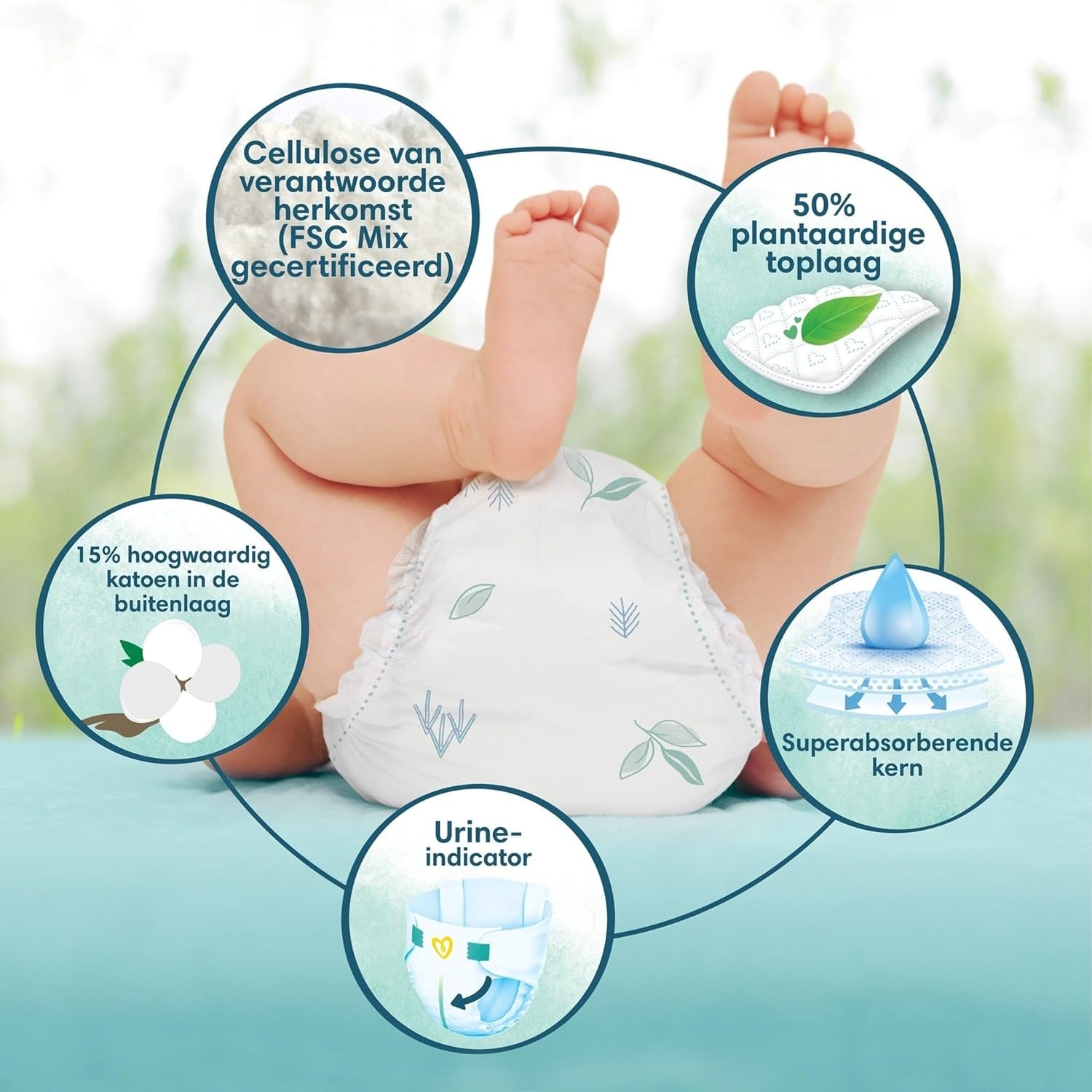 Windeln Pampers Harmony 80 Größe 4 (9-14 kg)