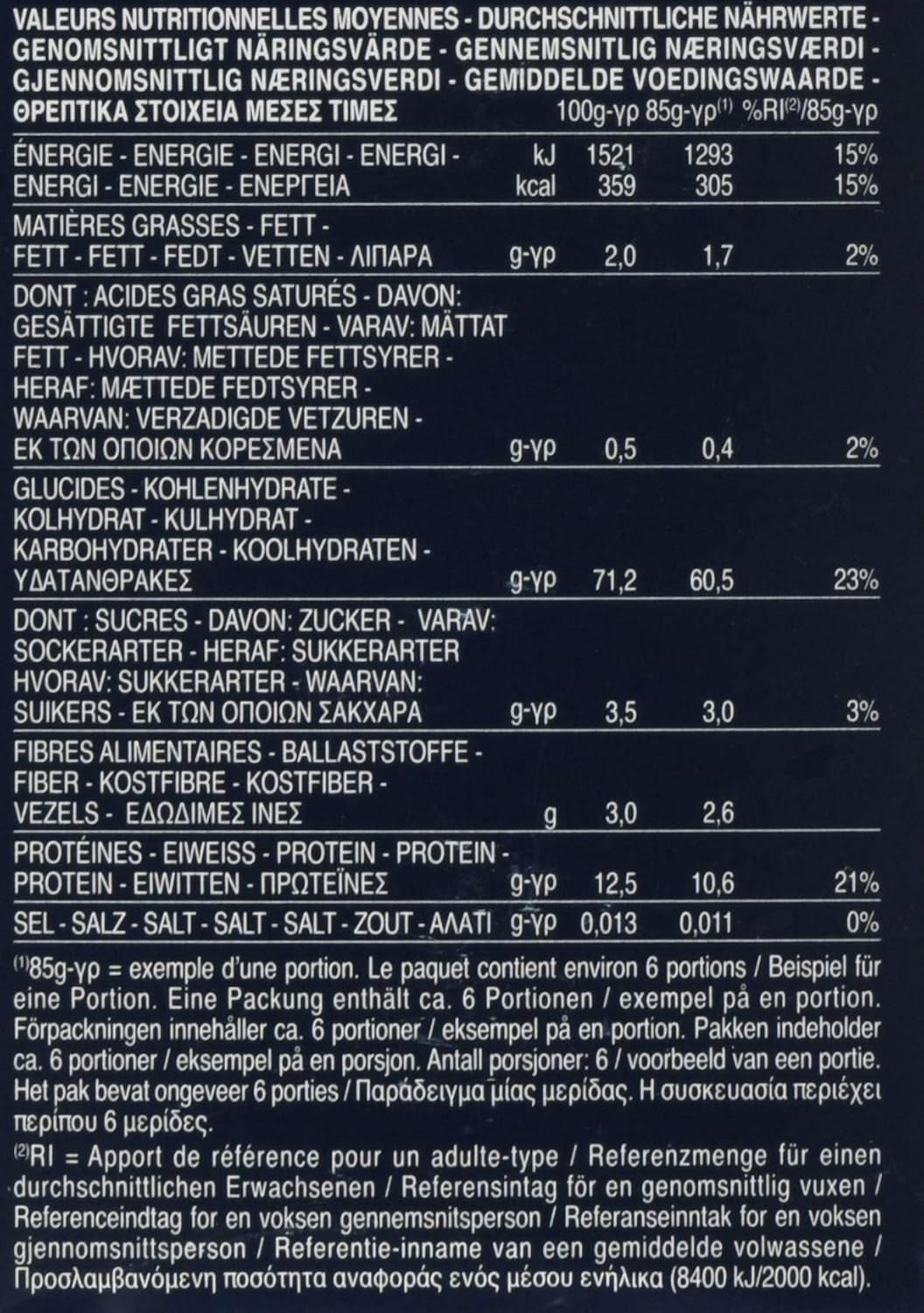 Pasta Barilla Collezione Fusilli kurze Stücke, (1 x 500 g)