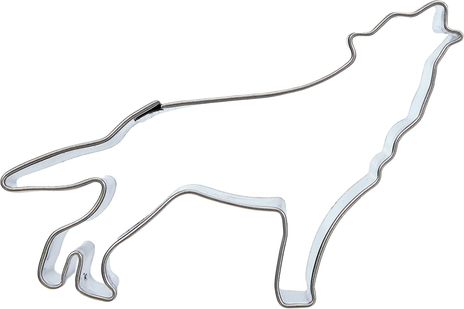 Städter 066045 Formă de biscuiți Lup aprox. 7,5 cm Oțel inoxidabil, 30 x 30 x 30 cm