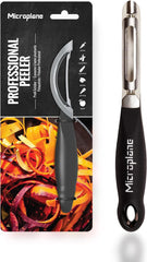 Naty Shop Microplane Professioneller Doppelklingen-Edelstahl-Beidhändigschäler