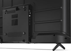 SHARP 40HF3365E – Google TV, 40" FHD, fără ramă, 60 Hz, QLED, Asistent Google cu microfon, Chromecast, Bluetooth, sunet 2x8 W, 3x HDMI, 2x USB, Culoare: Negru