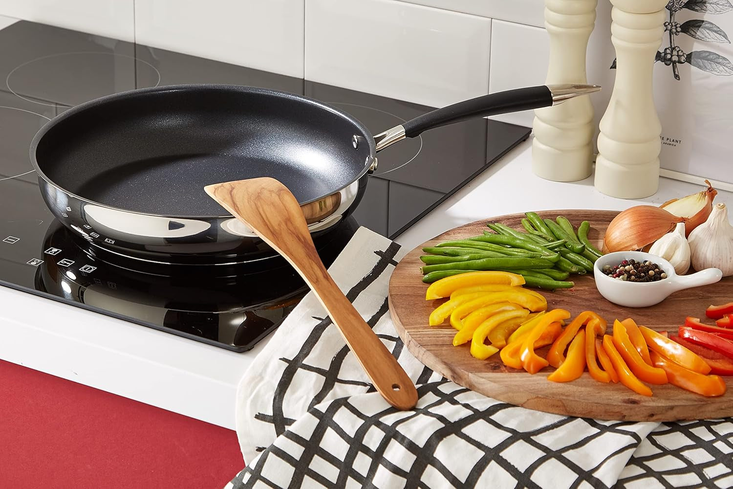 Pfanne, 28 cm, schwarz Naty Shop Töpfe und Pfannen