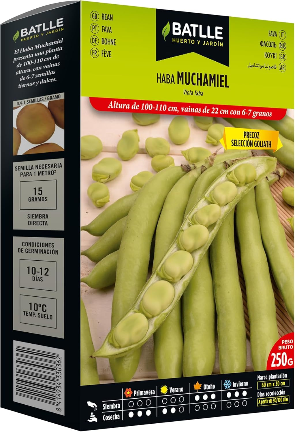 Samen Batlle – Haba Frühe Bohne Carmen, Lang 1 Kg
