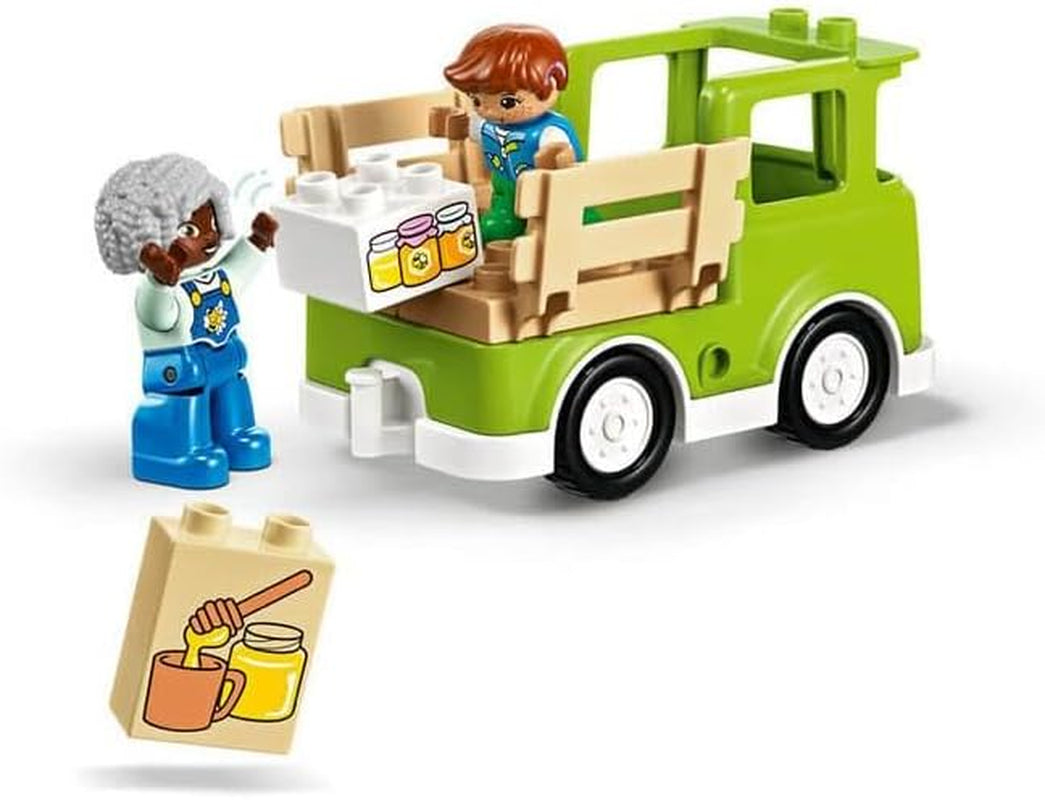 LEGO DUPLO Town Imkerei und Bienenstöcke, Lernspielzeug für Kleinkinder mit 2 Figuren und einem mobilen Truck, Bau- und Umbauset, Spielzeug für Kleinkinder ab 2 Jahren 10419 Bausets Besuchen Sie den LEGO-Store
