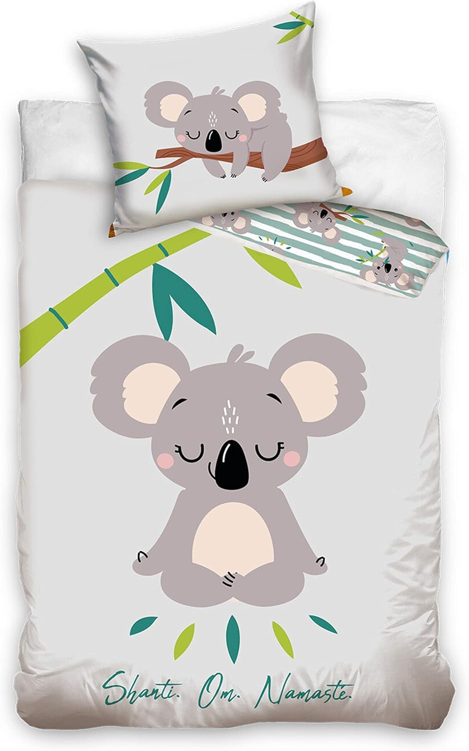 Lenjerie de pat copii si adolescenti, unisex, Ursulet Koala, bumbac Lenjerie de pat - copii Naty Shop Default Title