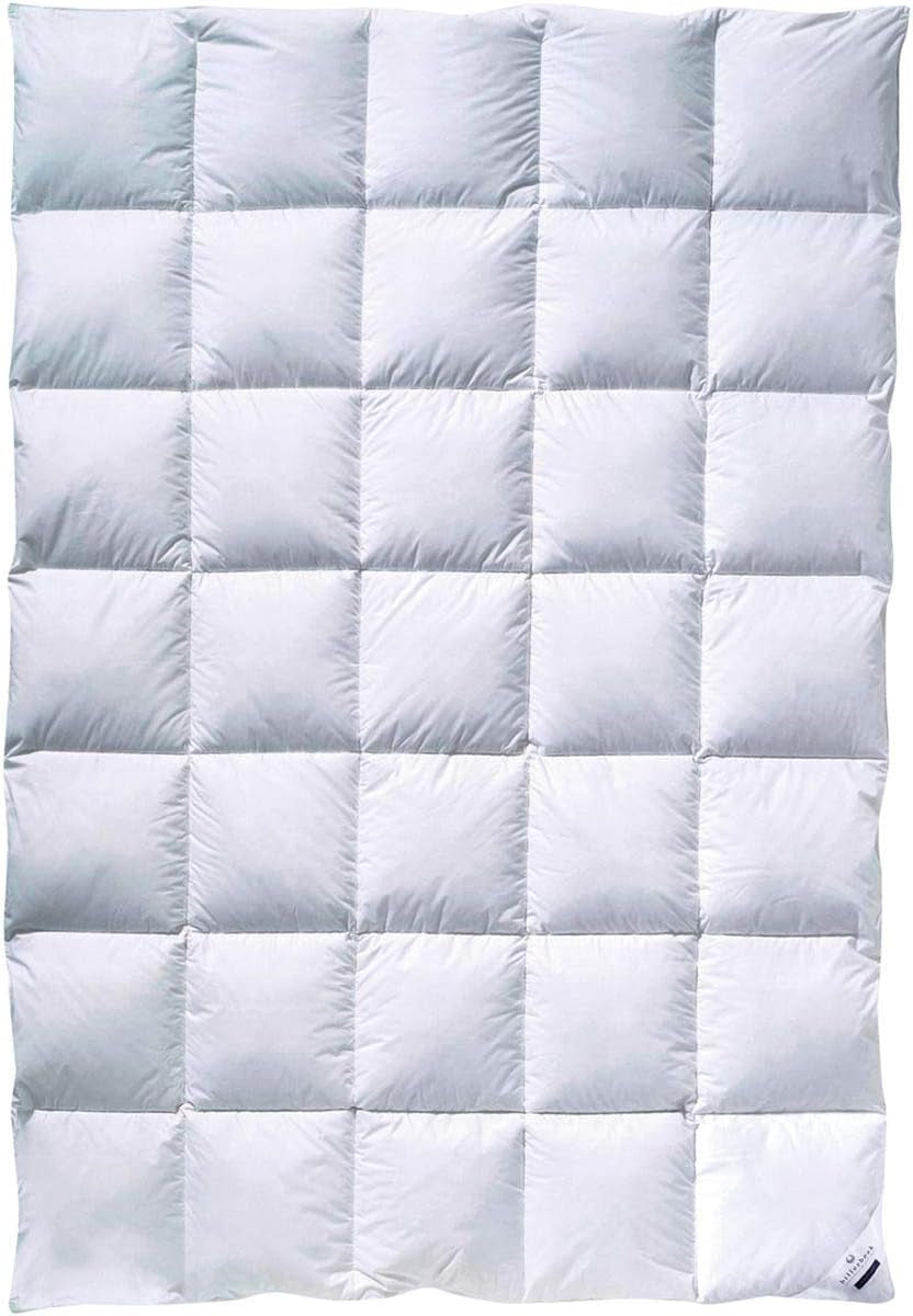 Billerbeck Martina® Daunendecke – Bettdecke 135 x 200 cm – Bettdecke für alle Jahreszeiten – für Allergiker geeignet – 90 % Gänsedaunen, 10 % Gänsefedern – Weiß Naty Shop Bettdecken und Steppdecken Medium (M) 155 x 220 cm