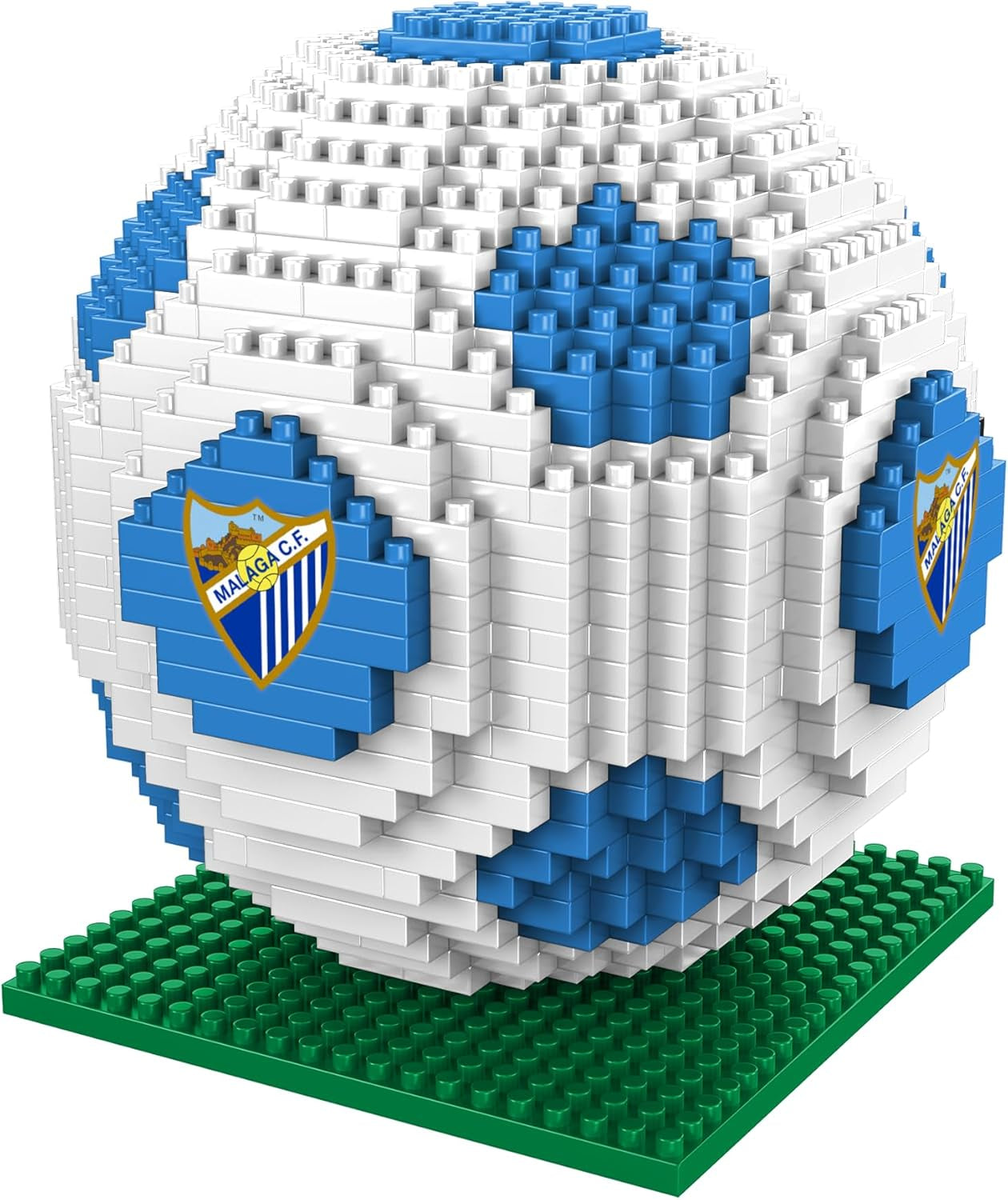 FOCO Offizielles Lizenzprodukt Manchester City FC BRXLZ 3D-Fußball-Konstruktionsspielzeug Modell In alternativer Teamfarbe