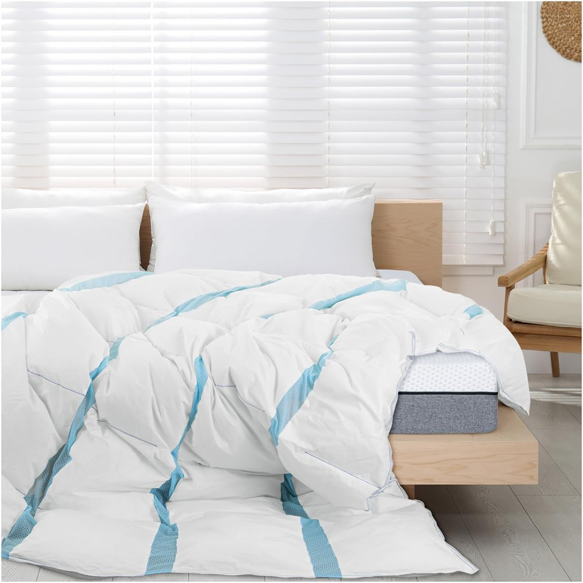 Plapumă Genius Eazzzy Climate Comfort 155 X 220 Cm, Etanșă la fibre, Plapumă ușoară pentru toate anotimpurile, Plapumă respirabilă, Temperatură plăcută pentru somn, Plapumă pentru toate anotimpurile Plapumi si pilote Naty Shop