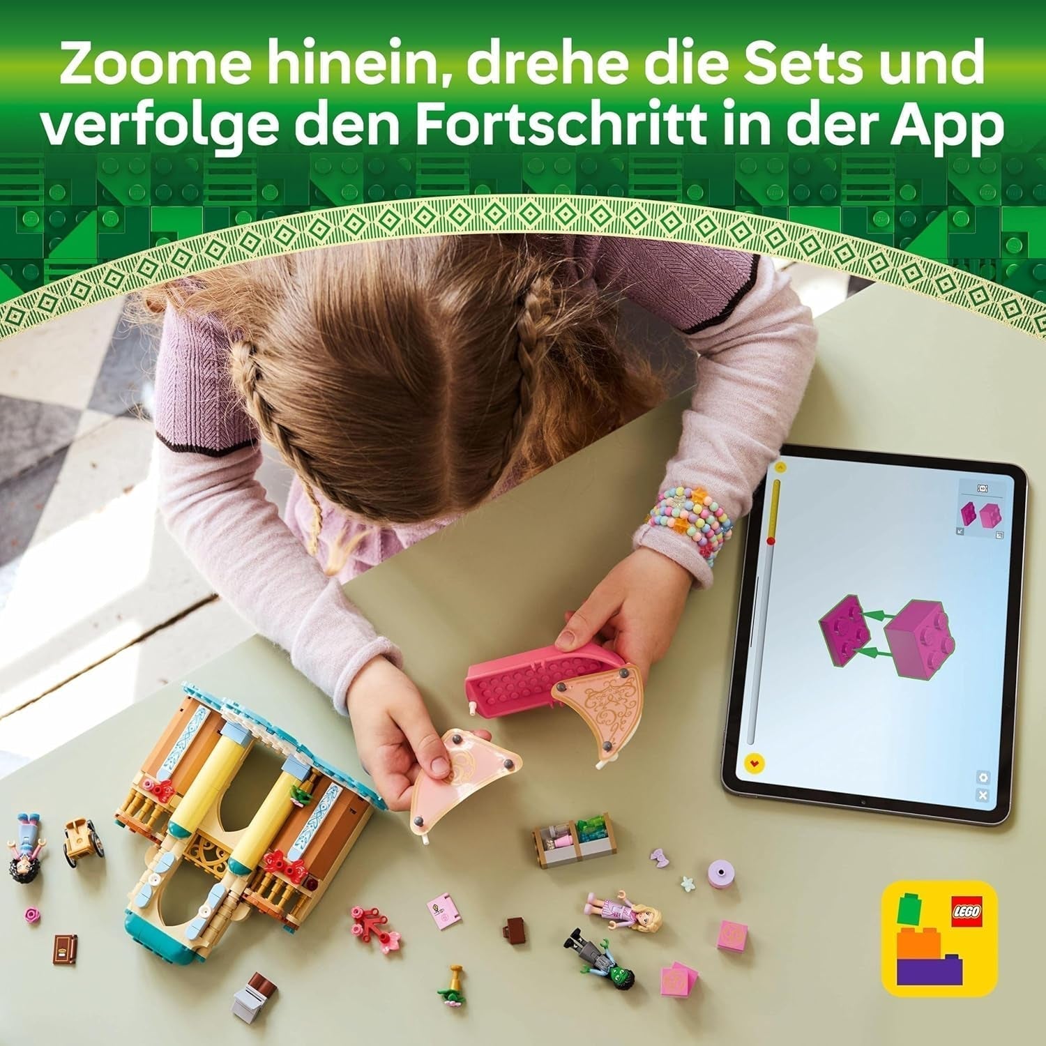 LEGO Wicked Glinda, Elphaba und Nessarose an der Shiz University, Segelboot und 3 Figuren, Spielzeugboot, Geschenk für Mädchen und Jungen ab 7 Jahren, Puppenhausliebhaber, 75681 Bausets. Besuchen Sie den LEGO-Store