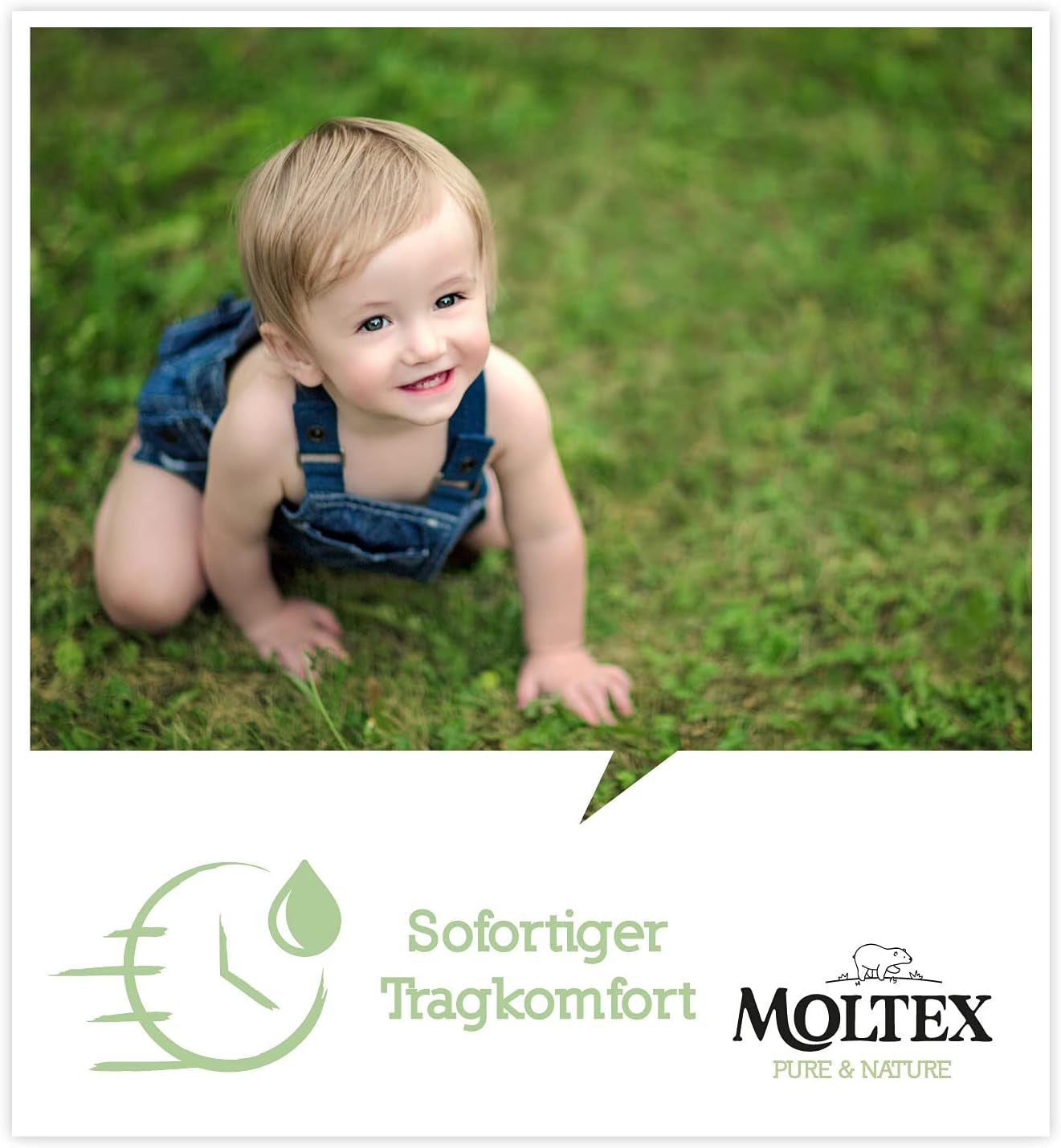 Pure & Nature Bio-Windeln, Größe 6 XL (17–28 kg), Monatsbox mit 84 Bio-Windeln