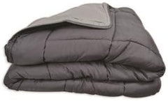 Poyet Motte Calgary Bettbezug Polyester Stahl/Silber, Polyester, Stahl/Silber, 220 x 160 x 1 cm. Bettdecken und Steppdecken Naty Shop 200 x 200 x 1 cm