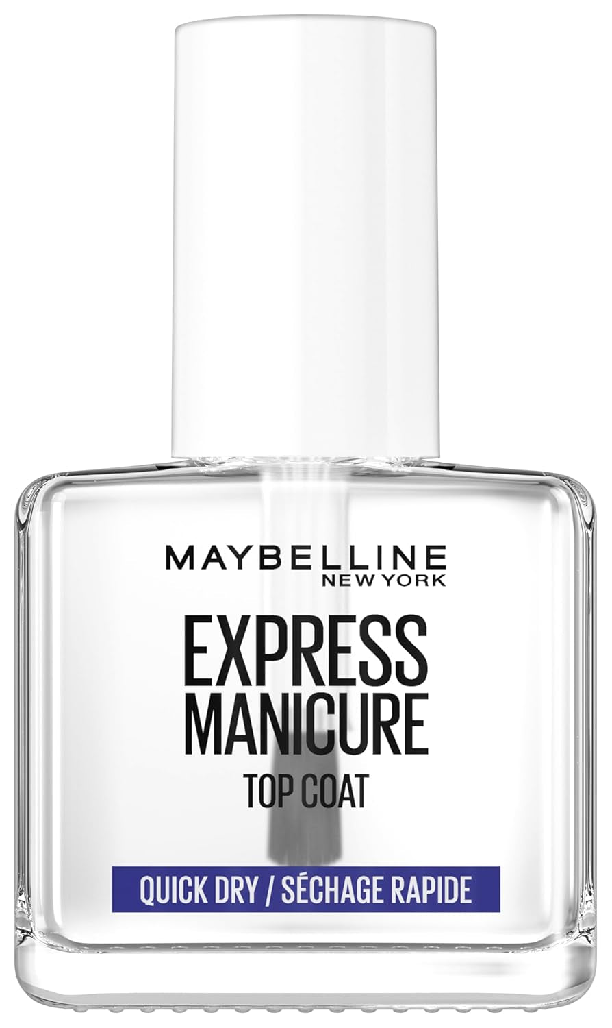 Maybelline New York Nagellack, Quick Dry Top Coat Express Maniküre, Transparent, 12 ml