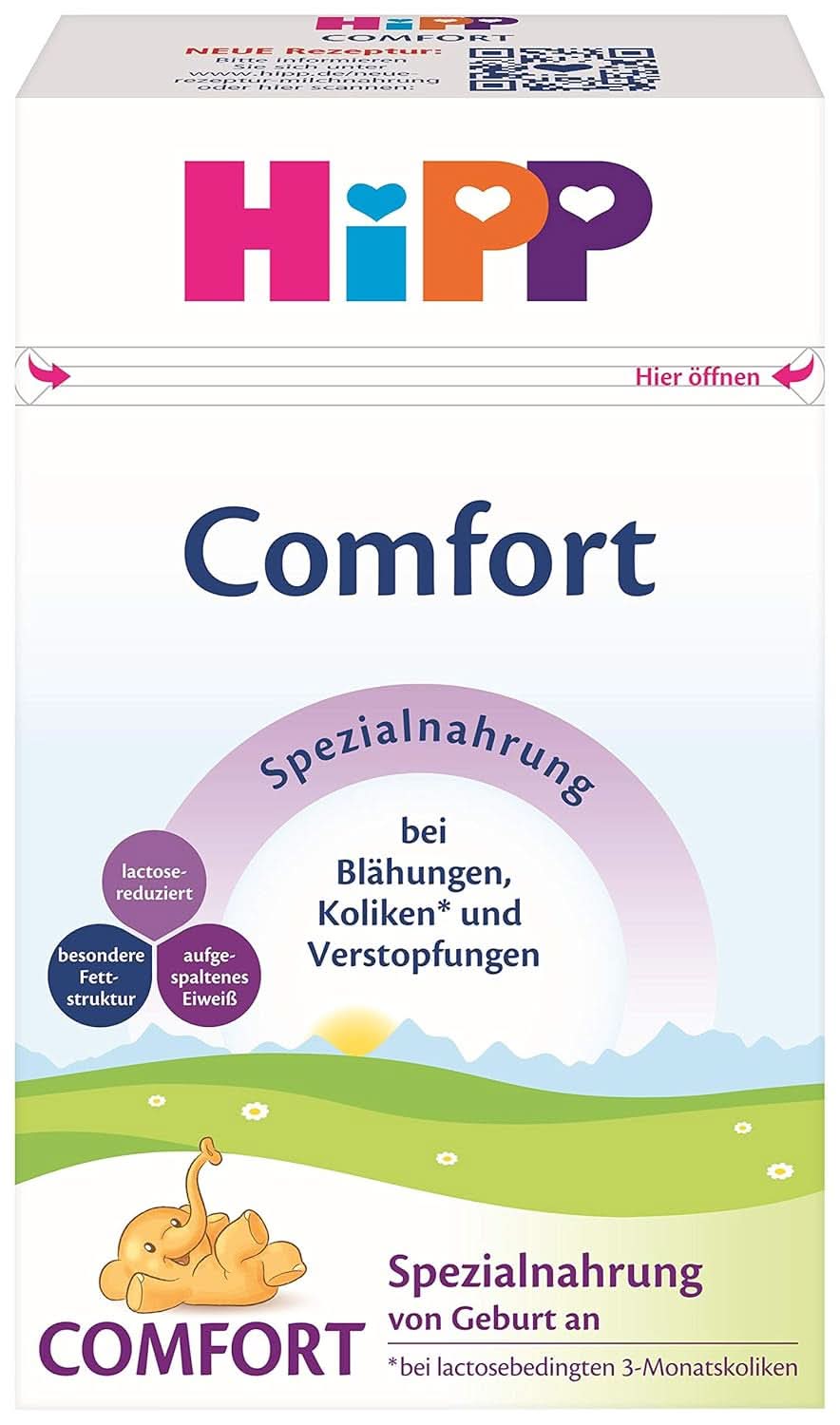 Hipp Spezialnahrung Spezial-Anti-Reflux-Nahrung, 4 x 600 Gramm Naty Shop