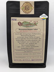 24 - Cafea artizanală Malabar India Monsooned 1kg, boabe de cafea