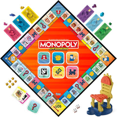 Monopoly Brettspiel App Banking – Deutsche Version, moderne Version des klassischen elektronischen Spiels für Kinder ab 8 Jahren, für 2 bis 6 Spieler